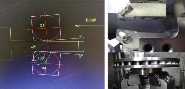 為什么圓弧和仿形加工不能使用PCBN修光刃刀片？